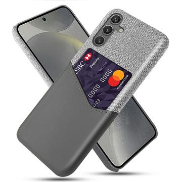 Custodia KSQ con Slot per Schede per Samsung Galaxy S25 - Grigia