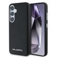 Custodia Samsung Galaxy S25 Karl Lagerfeld Saffiano Metal Logo - Nero