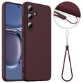 Custodia in silicone liquido per Samsung Galaxy S25 - compatibile con MagSafe - Vino Rosso
