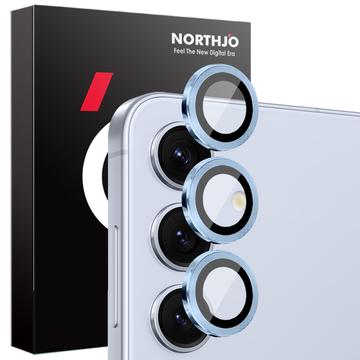 Set di protezioni per obiettivi della fotocamera Samsung Galaxy S25 Northjo - Blu
