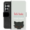 Samsung Galaxy S25+ Custodia Portafoglio - Gatto Arrabbiato
