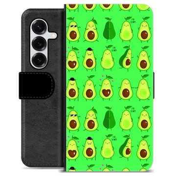 Samsung Galaxy S25+ Custodia Portafoglio - Modello di Avocado