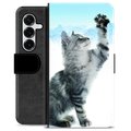 Samsung Galaxy S25+ Custodia Portafoglio - Gatto