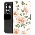 Samsung Galaxy S25+ Custodia Portafoglio - Floreale