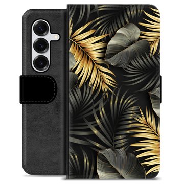 Samsung Galaxy S25+ Custodia Portafoglio - Foglie Dorate