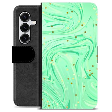 Samsung Galaxy S25+ Custodia Portafoglio - Menta Verde