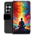 Samsung Galaxy S25+ Custodia Portafoglio - Meditazione
