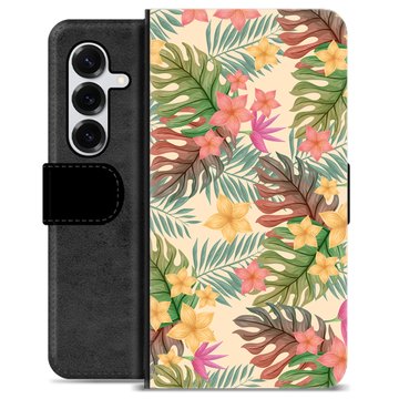 Samsung Galaxy S25+ Custodia Portafoglio - Fiori Rosa