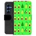 Samsung Galaxy S25 Custodia Portafoglio - Modello di Avocado