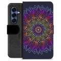 Samsung Galaxy S25 Custodia Portafoglio - Mandala Colorata