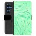 Samsung Galaxy S25 Custodia Portafoglio - Menta Verde