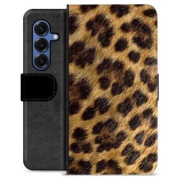 Samsung Galaxy S25 Custodia Portafoglio - Leopardo