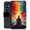 Samsung Galaxy S25 Custodia Portafoglio - Meditazione