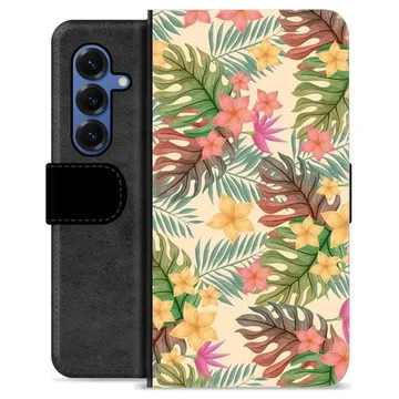Samsung Galaxy S25 Custodia Portafoglio - Fiori Rosa