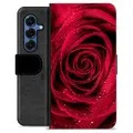 Samsung Galaxy S25 Custodia Portafoglio - Rosa
