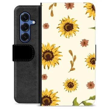 Samsung Galaxy S25 Custodia Portafoglio - Girasole