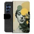 Samsung Galaxy S25 Custodia Portafoglio - Atmosfera Vintage