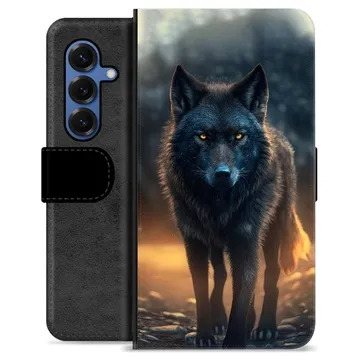 Samsung Galaxy S25 Custodia Portafoglio - Lupo