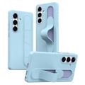 Custodia ibrida Smart Samsung Galaxy S25/S24 con impugnatura in piedi - Blu