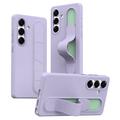 Custodia ibrida Smart Samsung Galaxy S25/S24 con impugnatura in piedi - Viola