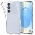 Custodia Spigen Liquid Crystal Glitter per Samsung Galaxy S25 - Trasparente