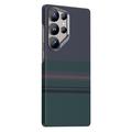 Custodia Samsung Galaxy S25 Ultra Benks Kevlar Aramid Fiber - Compatibile con MagSafe - Grigio / Verde