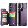 Custodia per Samsung Galaxy S25 Ultra Caseme C22 Portafoglio RFID - Viola
