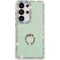 Custodia ibrida Samsung Galaxy S25 Ultra CrystalGlow con supporto ad anello