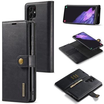 Custodia a Portafoglio Staccabile DG.Ming per Samsung Galaxy S25 Ultra - Nera
