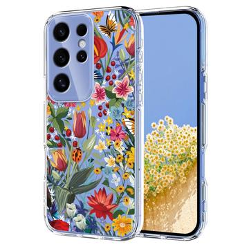 Custodia in TPU con motivo floreale per Samsung Galaxy S25 Ultra - Gigli