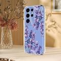 Custodia in TPU con motivo floreale per Samsung Galaxy S25 Ultra - Glicine