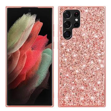 Custodia ibrida per Samsung Galaxy S25 Ultra Serie Glitter