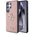 Custodia Guess Fixed Glitter 4G Metal Logo per Samsung Galaxy S25 Ultra