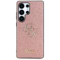 Custodia Guess Fixed Glitter 4G Metal Logo per Samsung Galaxy S25 Ultra