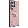 Custodia Guess Fixed Glitter 4G Metal Logo per Samsung Galaxy S25 Ultra