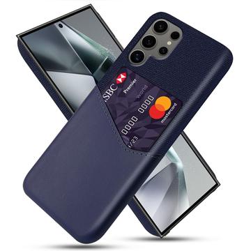 Custodia KSQ con Slot per Schede per Samsung Galaxy S25 Ultra - Blu