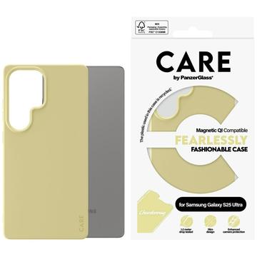 Custodia per Samsung Galaxy S25 Ultra PanzerGlass Care Fearlessly Fashionable - Compatibile con MagSafe - Chardonnay