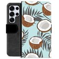 Samsung Galaxy S25 Ultra Custodia Portafoglio - Cocco