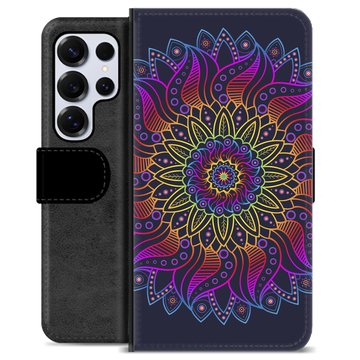 Samsung Galaxy S25 Ultra Custodia Portafoglio - Mandala Colorata