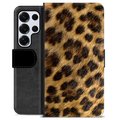 Samsung Galaxy S25 Ultra Custodia Portafoglio - Leopardo