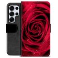 Samsung Galaxy S25 Ultra Custodia Portafoglio - Rosa
