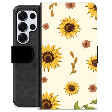 Samsung Galaxy S25 Ultra Custodia Portafoglio - Girasole