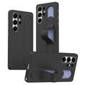 Custodia ibrida Smart Samsung Galaxy S25 Ultra con impugnatura in piedi - Nera