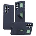 Custodia ibrida Smart Samsung Galaxy S25 Ultra con impugnatura in piedi - Zaffiro