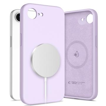 Custodia in silicone liquido iPhone 16e Tech-Protect - Compatibile con MagSafe - Malva