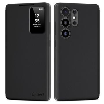 Custodia Samsung Galaxy S25 Ultra Tech-Protect Smart Flip - Nera
