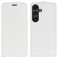 Custodia Flip Verticale con Slot per Schede per Samsung Galaxy S25 - Bianca