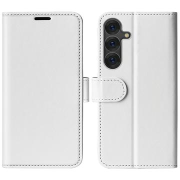 Custodia a Portafoglio per Samsung Galaxy S25 con Chiusura Magnetica - Bianca