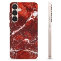Samsung Galaxy S25+ Custodia TPU - Marmo Rosso