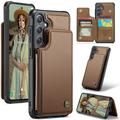 Custodia per Samsung Galaxy S25+ Caseme C22 Portafoglio RFID - Marrone
